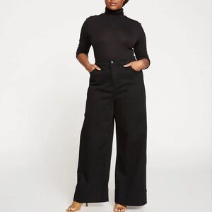 Universal Standard Carrie High Rise Wide Leg Jeans